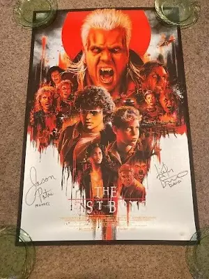 Sdcc 2022 The Lost Boys 24x36 Poster Vance Kelly Teeth Variant! Signed! 1/1 Jsa • $1000