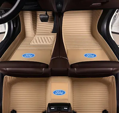 For Ford Auto Liner Carpets Waterproof Custom Car Floor Mats Luxury Front Rear • $46.49