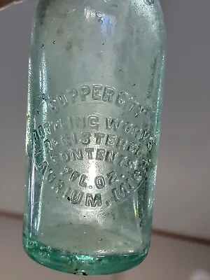 M VINTAGE Copper City Bottling Works 7 Oz  Soda Bottle Laurium Upper Michigan • $23.99