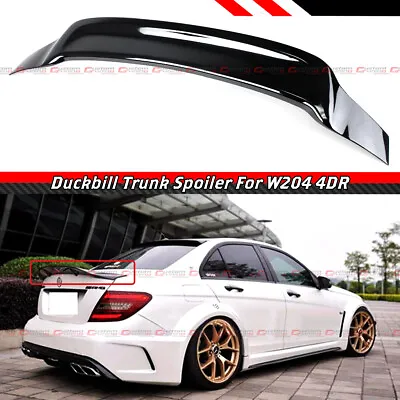 For 08-14 Mercedes Benz W204 C250 C300 C63 Rt Style Duckbill Trunk Spoiler Wing • $84.99