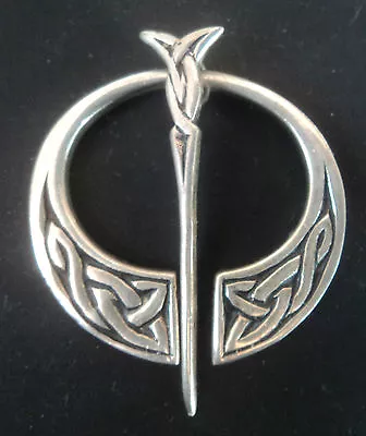 £68.99 • Buy Sterling Silver Scottish Iona Celtic Brooch  -  John Hart  H/m 1962  Edinburgh