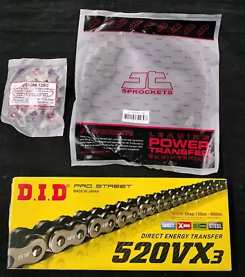 Jt Sprocket Set And Did Vx3 X-ring Chain Kit Honda Trx450r 06-09 Trx450er 06-14 • $119.45