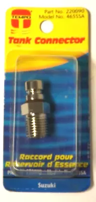 Tempo Moeller Suzuki Outboard Male Fuel Tank Connector 220090 1/4  NPT • $13