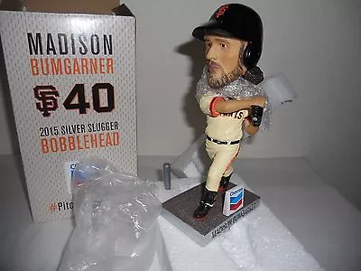 SF Giants SGA 6/25/2016 MADISON BUMGARNER Silver Slugger Bobblehead NIB • $27.95