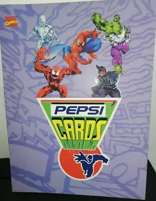 1995 Marvel Pepsicards Binder + Full Set Basic + Specials + Holograms Reprint • $101.68