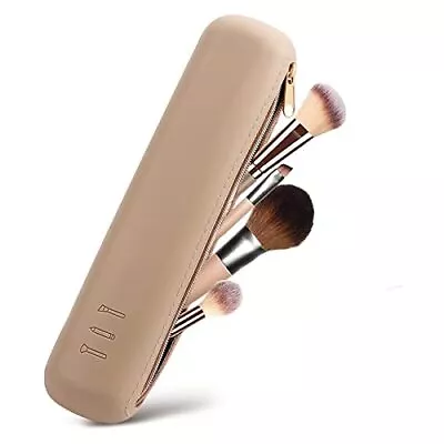 Travel Makeup Brush Holder With Zipper Makeup Brush Bag Case Container Cosmet... • $17.73