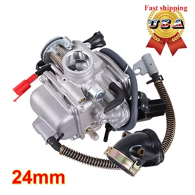 GY6 150CC SCOOTER Moped Carburetor Carb ATV Gokart Roketa For Taotao Sunl Tank • $25.95