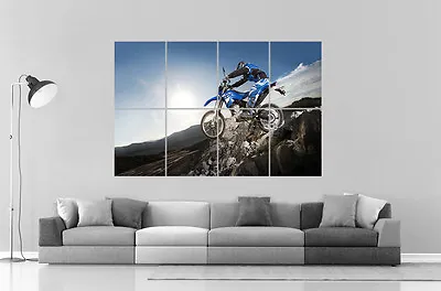 Motorcycle Cross Extreme Sport Poster Great Format A0 Wide Print • $24.57
