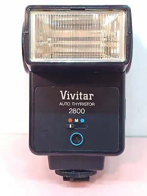 Vivitar Auto Thyristor 2800 Flash For Canon Nikon Pentax Minolta Camera #5106752 • $12