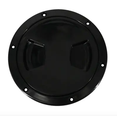 £8.55 • Buy Boat Deck Round Inspection Hatch Access Hole 152mm 6 INCH Deck Plate Black