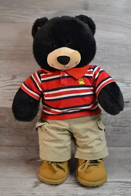 £24.81 • Buy Growling Build A Bear Workshop BAB Black Bear Plush Stuffed Animal 17 