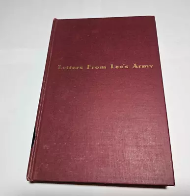 1947  Letters From Lee's Army  Book General South Virginia Confederate Civil War • $14.95