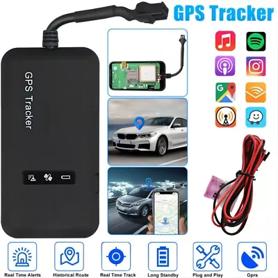 Real Time Car GPS Tracker GSM GPRS Tracking Locator Device For Motorcycle Bike • $16.98