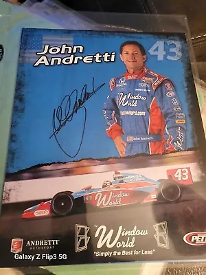 John Andretti Autographed 2011 WINDOW WORLD RICHARD PETTY MTRSPTS INDY 500 Photo • $4