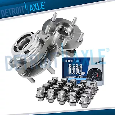Front Wheel Bearing Hubs W/20pc Lug Nuts Kit For Altima Maxima QX60 Quest Murano • $105.57