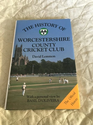 £0.50 • Buy The History Of Worcestershire County Cricket Club
