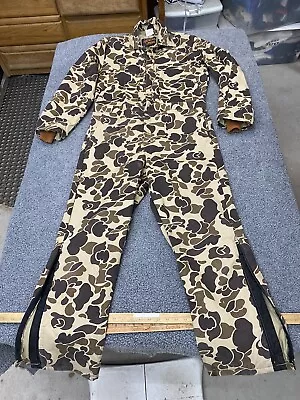 Walls Blizzard Pruf Insulated Coveralls Camo Men’s Medium Short • $34.99