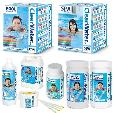 £12.99 • Buy Bestway ClearWater Lay-Z-Spa, Swimming Pool, Spa & Hot Tub Chemicals & Kits