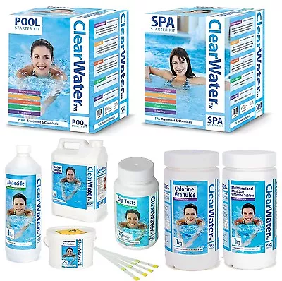 Bestway ClearWater Lay-Z-Spa Swimming Pool Spa & Hot Tub Chemicals & Kits • £14.99