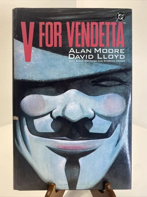 $145 • Buy V FOR VENDETTA HC Alan Moore David Lloyd DC 1990 1st Print RARE HTF Excellent