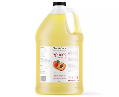 Apricot Kernel Oil Gallon 7.5 Lbs 100% Pure Cold Pressed Carrier Bulk • $44.40