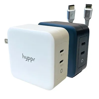 Cable 4ft PD Charger Hyppr 100W USB C Charger Macbook Fast Type C Wall Charger • $17.98