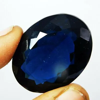 Blueish Tanzanite 73.40 Ct. Oval Faceted Cut Loose Gemstone Gift For Birthday • £17.42