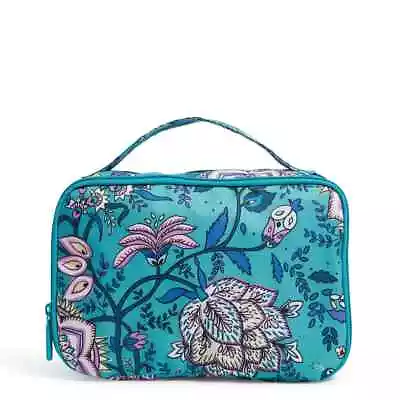 Vera Bradley Train Case Peacock Garden NWT Makeup Cosmetic Bag • $35.14