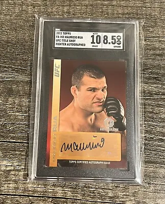 Mauricio Shogun Rua 2011 Topps UFC Title Shot 1st Autograph SGC 8.5 • $150