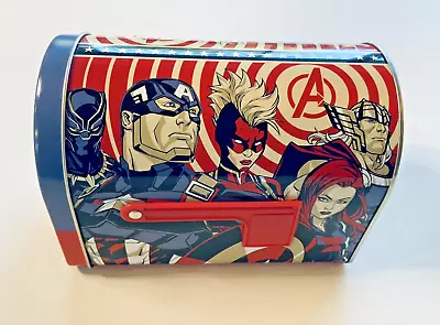 Marvel Avengers ‘Earth’s Mightiest Heroes’ 6” Small Mailbox - Tin Box Company • $6.99