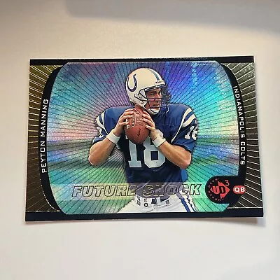 Peyton Manning 1998 Upper Deck UD3 Future Shock Gold Foil Rookie RC #181 Colts • $9.99