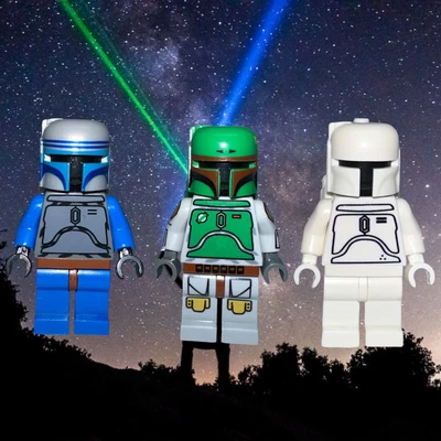 £10.48 • Buy Fett Trio Pack! Cloud City Boba Fett, Jango Fett, And White Boba Fett (Custom)