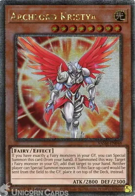 VASM-EN048 Archlord Kristya :: Quarter Century Secret Rare 1st Edition YuGiOh Ca • $83.24