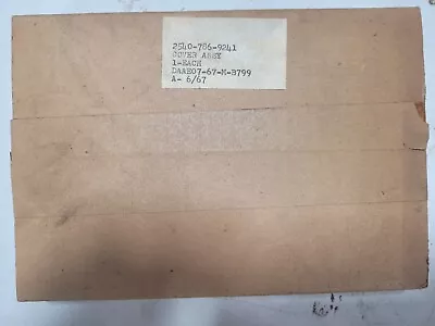 NOS M38 M38A1 Rear Seat Upper Canvas Cover • $13.50