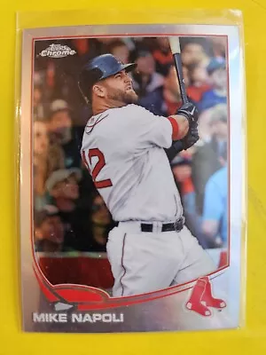 2013 Topps Chrome Refractors #46 Mike Napoli - Boston Red Sox • $0.79