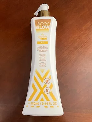 £8.75 • Buy Body Glow SKINNY TAN Self Tan LIGHT Moisturising Lotion 280ml