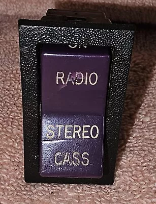 Volvo Radio Cassette Switch.  Fits 140 164 240 Dash.  Rare Unusual Accessory.  • $220