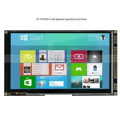 7 Inch TFT  LCD Display W/Capacitive Touch Screen Panel I2C SPI ER3304-1 Font • $70