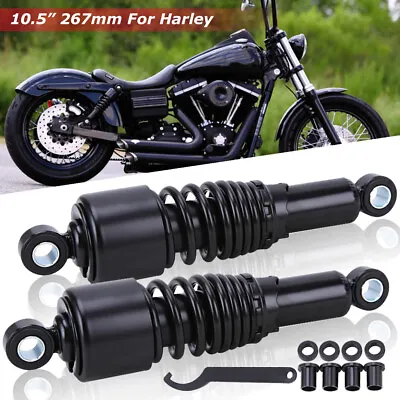 267mm 10.5  Absorbers Shocks Lowering Kit For Harley Touring Road King Glide 80+ • $76.09