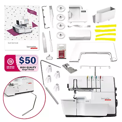 Bernette B64 Airlock Air Threading Serger Machine Bundle • $1319