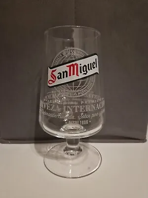 £8.99 • Buy San Miguel Chalice Glass - Pint Glass Beer Glass