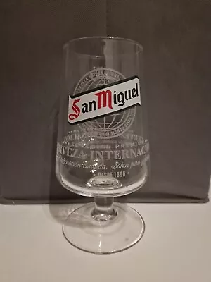£8.99 • Buy San Miguel Chalice Glass - Pint Glass Beer Glass