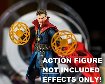 Dr Strange Orange Spell Shields (Set Of 2) EFFECT ONLY Marvel Legends 1/12 • $10