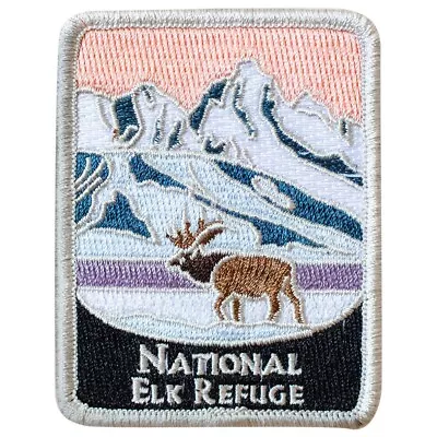 National Elk Refuge Patch - Wyoming Jackson Grand Teton 3  (Iron On) • $6.50