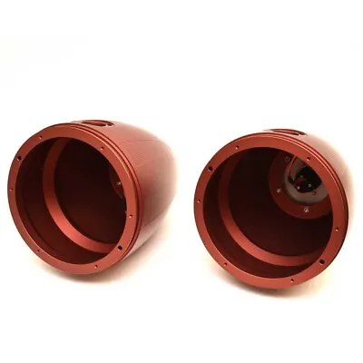 MasterCraft Boat Speaker Cans 404823RD | 7 3/8 Inch Red Lights (Pair) • $630.07