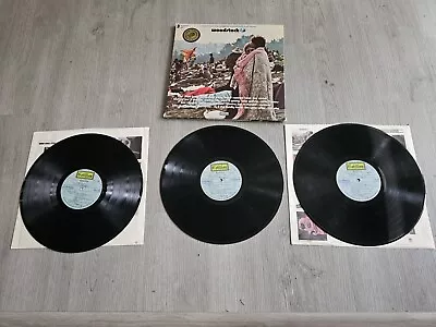 Woodstock Original Soundtrack SD 3-500 Cotillion Vintage Vinyl Record 3 LP 1970 • $34.99