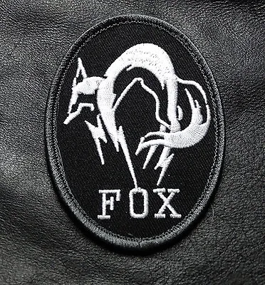 Metal Gear Solid Fox Hound Ps4 B/w Embroidered Hook Tactical Patch (fx3) • £7.59