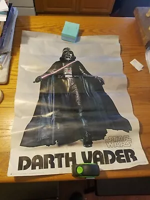 Star Wars DARTH VADER Factors Etc Poster Vintage 1977 Fox Original 20  X 28  • $49.99