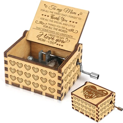 $15.30 • Buy You Are My Sunshine Music Box For Mom, Small Wooden Music Boxes I Love You Mom