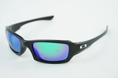 12-967 Oakley Fives Squared (4+1)2 Polished Black/Green Mirrored 54-20-133 • $42